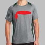 Heather Colorblock Contender ™ Tee Thumbnail