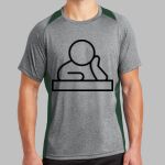 Heather Colorblock Contender ™ Tee Thumbnail