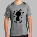 Heather Colorblock Contender ™ Tee Thumbnail