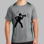 Heather Colorblock Contender ™ Tee Thumbnail