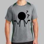 Heather Colorblock Contender ™ Tee Thumbnail