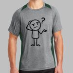 Heather Colorblock Contender ™ Tee Thumbnail