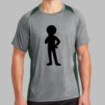 Heather Colorblock Contender ™ Tee Thumbnail