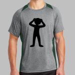 Heather Colorblock Contender ™ Tee Thumbnail