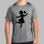 Heather Colorblock Contender ™ Tee Thumbnail