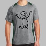 Heather Colorblock Contender ™ Tee Thumbnail