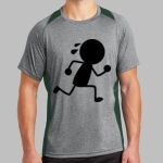 Heather Colorblock Contender ™ Tee Thumbnail
