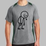 Heather Colorblock Contender ™ Tee Thumbnail