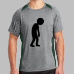 Heather Colorblock Contender ™ Tee Thumbnail