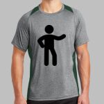 Heather Colorblock Contender ™ Tee Thumbnail