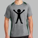 Heather Colorblock Contender ™ Tee Thumbnail