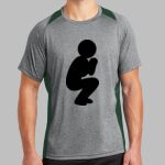 Heather Colorblock Contender ™ Tee Thumbnail