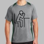 Heather Colorblock Contender ™ Tee Thumbnail
