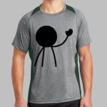 Heather Colorblock Contender ™ Tee Thumbnail