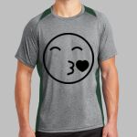 Heather Colorblock Contender ™ Tee Thumbnail