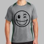 Heather Colorblock Contender ™ Tee Thumbnail