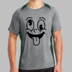 Heather Colorblock Contender ™ Tee Thumbnail