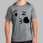 Heather Colorblock Contender ™ Tee Thumbnail