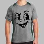 Heather Colorblock Contender ™ Tee Thumbnail