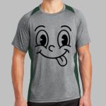Heather Colorblock Contender ™ Tee Thumbnail