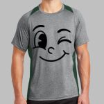 Heather Colorblock Contender ™ Tee Thumbnail