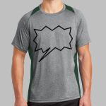 Heather Colorblock Contender ™ Tee Thumbnail