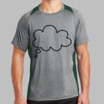 Heather Colorblock Contender ™ Tee Thumbnail