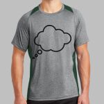Heather Colorblock Contender ™ Tee Thumbnail