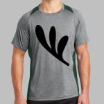 Heather Colorblock Contender ™ Tee Thumbnail