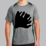 Heather Colorblock Contender ™ Tee Thumbnail