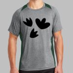 Heather Colorblock Contender ™ Tee Thumbnail