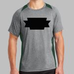 Heather Colorblock Contender ™ Tee Thumbnail