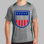 Heather Colorblock Contender ™ Tee Thumbnail