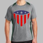 Heather Colorblock Contender ™ Tee Thumbnail