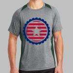 Heather Colorblock Contender ™ Tee Thumbnail