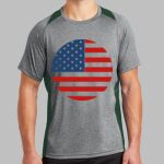 Heather Colorblock Contender ™ Tee Thumbnail