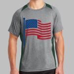 Heather Colorblock Contender ™ Tee Thumbnail