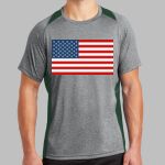 Heather Colorblock Contender ™ Tee Thumbnail