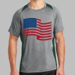 Heather Colorblock Contender ™ Tee Thumbnail