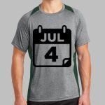 Heather Colorblock Contender ™ Tee Thumbnail