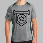 Heather Colorblock Contender ™ Tee Thumbnail