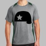 Heather Colorblock Contender ™ Tee Thumbnail