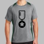 Heather Colorblock Contender ™ Tee Thumbnail