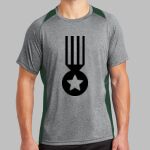 Heather Colorblock Contender ™ Tee Thumbnail