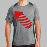 Heather Colorblock Contender ™ Tee Thumbnail