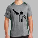 Heather Colorblock Contender ™ Tee Thumbnail