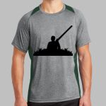 Heather Colorblock Contender ™ Tee Thumbnail