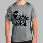 Heather Colorblock Contender ™ Tee Thumbnail