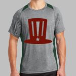 Heather Colorblock Contender ™ Tee Thumbnail