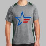 Heather Colorblock Contender ™ Tee Thumbnail
